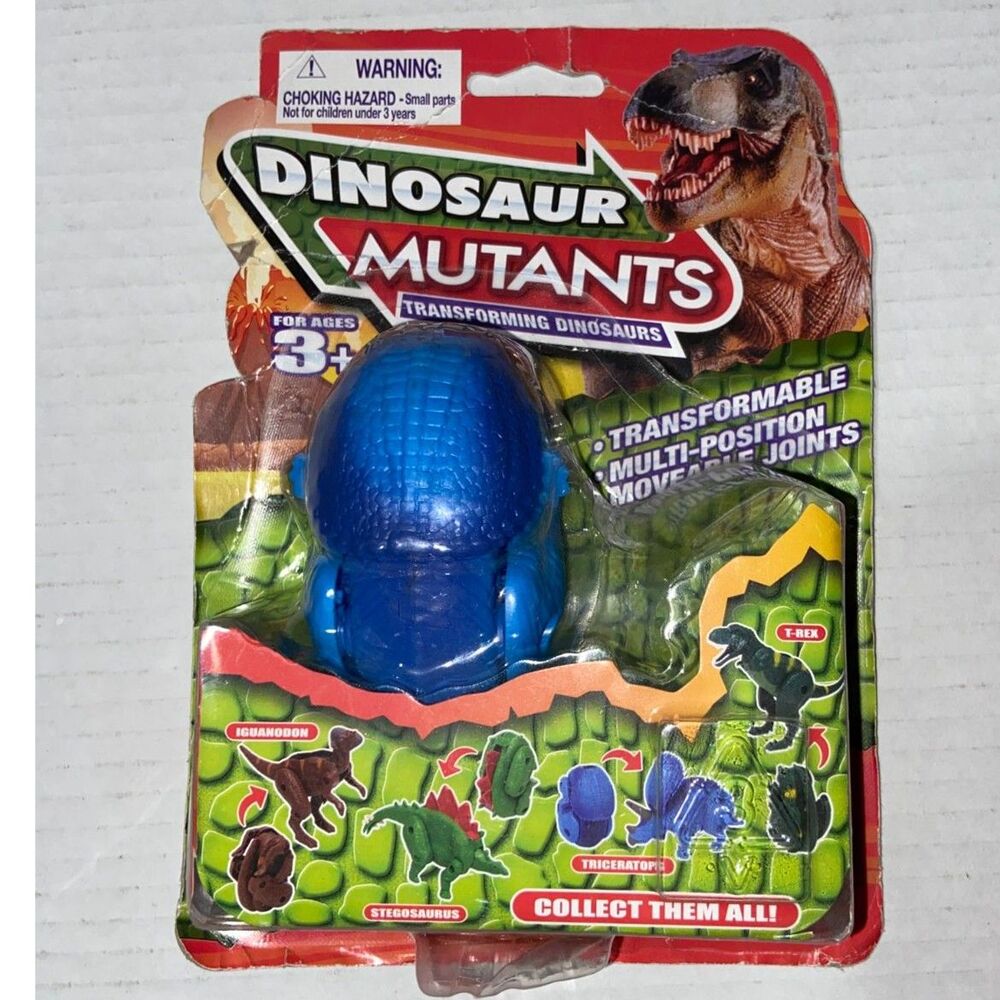 Dinosaur Mutants Transforming Multi Positions Moveable Joints Triceratops NEW!